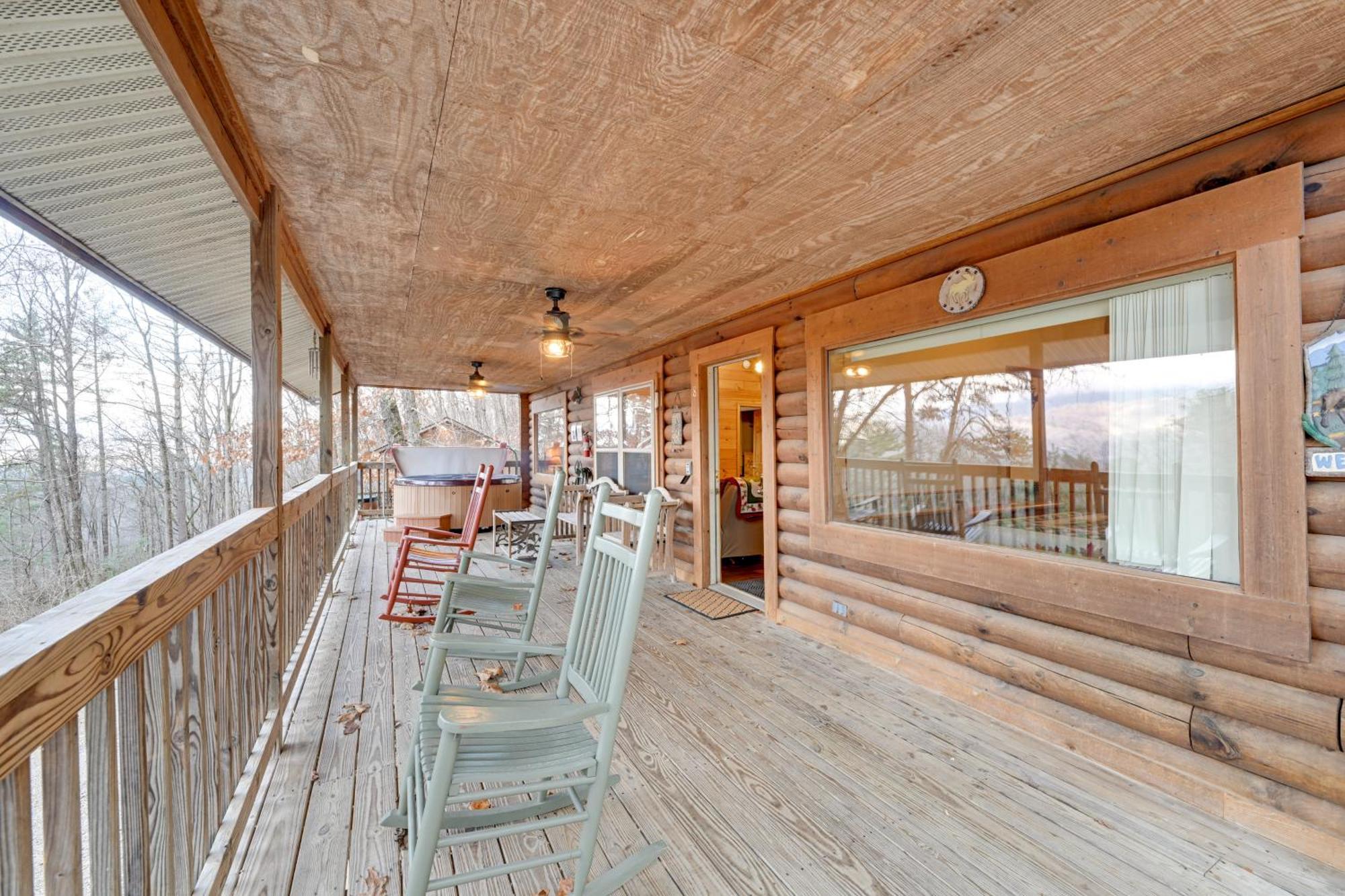 Cozy Deer Glen Cabin With Private Hot Tub And Porch! Bryson City Exteriér fotografie