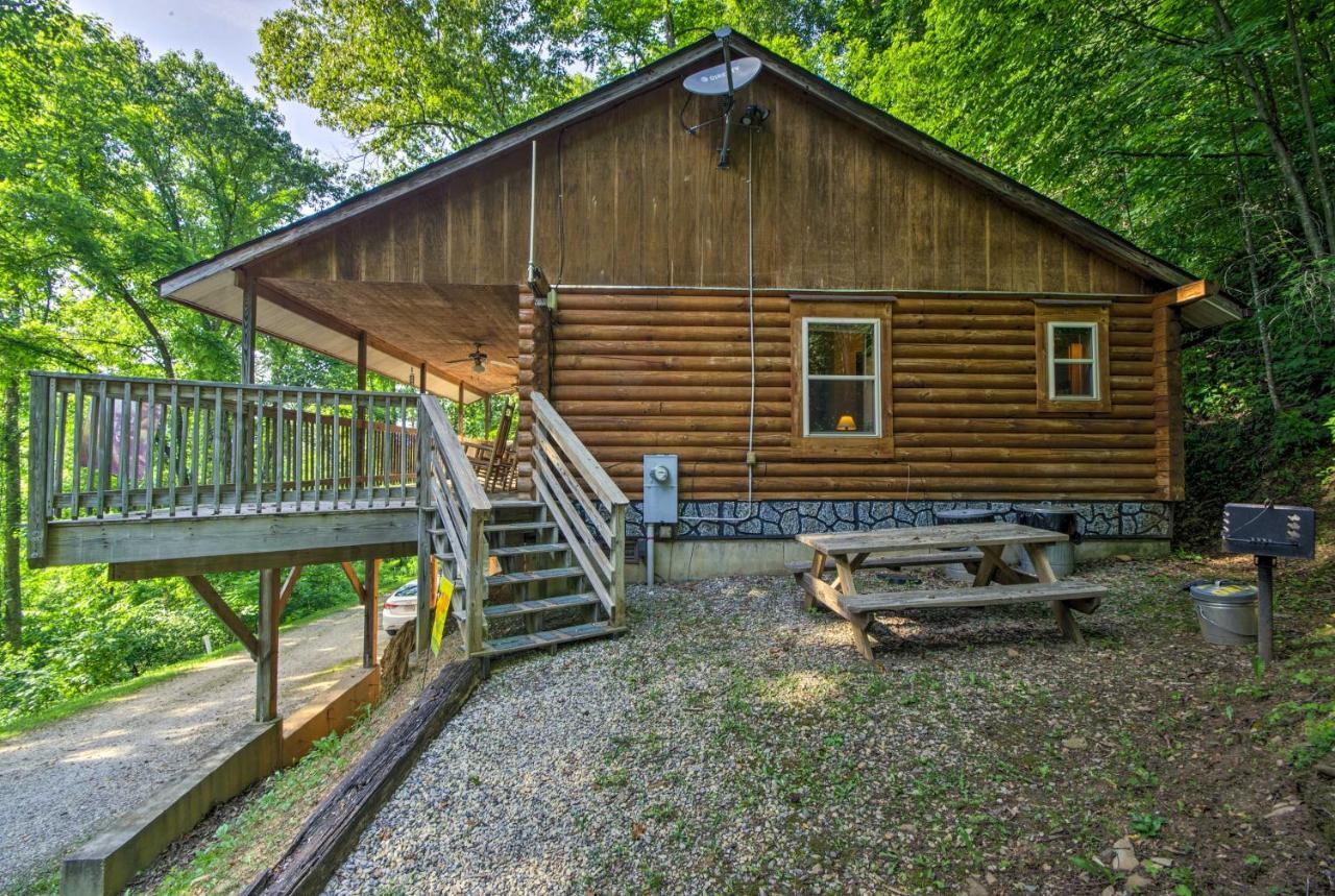 Cozy Deer Glen Cabin With Private Hot Tub And Porch! Bryson City Exteriér fotografie